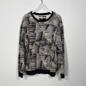 Stylish Monochrome Crewneck Sweater